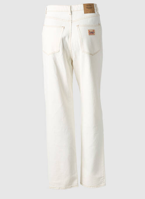 Jeans coupe droite taille normale taille normale beige AMERICAN VINTAGE femme