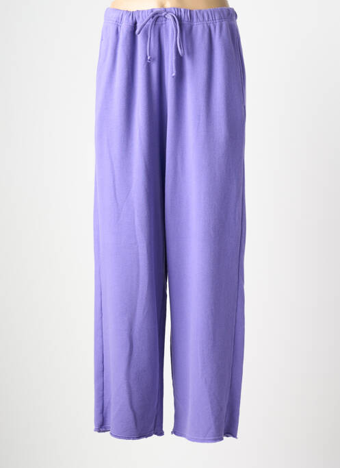 Jogging stretch taille normale violet AMERICAN VINTAGE femme