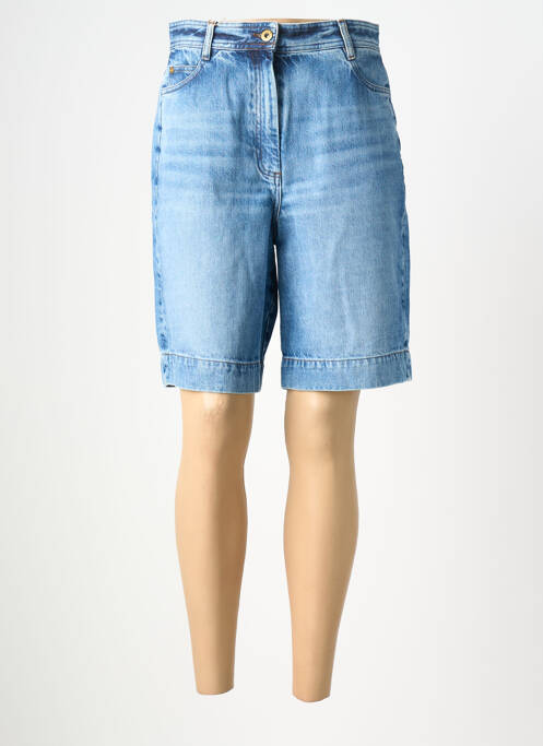 Bermuda taille haute taille haute bleu SESSUN femme