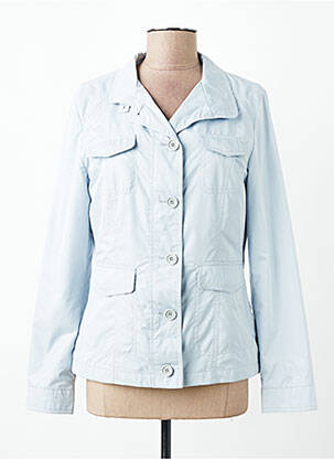 Veste casual coupe cintrée bleu EL INTERNATIONALE femme