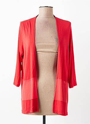 Veste casual coupe droite rouge TELMAIL femme
