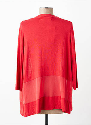 Veste casual coupe droite rouge TELMAIL femme