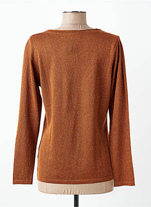 Gilet manches longues coupe cintrée marron TELMAIL femme