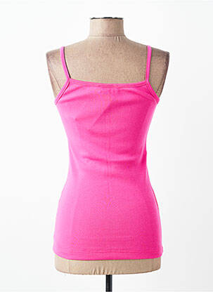 Top coupe cintrée fines bretelles rose PLURIELLES femme