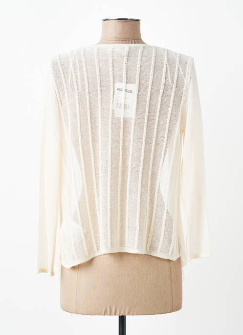 Gilet manches longues manches 3/4 beige DIANE LAURY femme