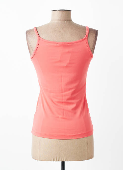 Top coupe cintrée fines bretelles rose KATMAI femme