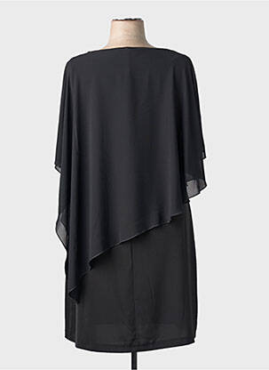 Robe mi-longue sans manche sans manche noir SPG WOMAN femme