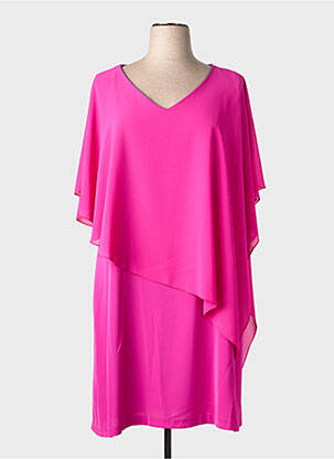 Robe mi-longue sans manche sans manche violet SPG WOMAN femme
