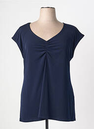 Top manches courtes manches courtes bleu SPG WOMAN femme