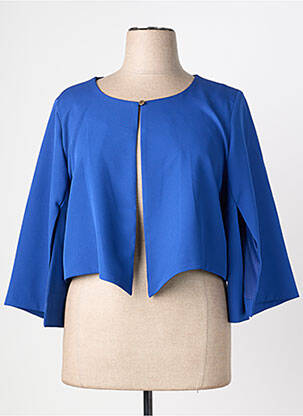 Veste chic fermeture boutonnée sur le devant bleu SPG WOMAN femme
