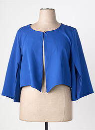 Veste chic fermeture boutonnée sur le devant bleu SPG WOMAN femme