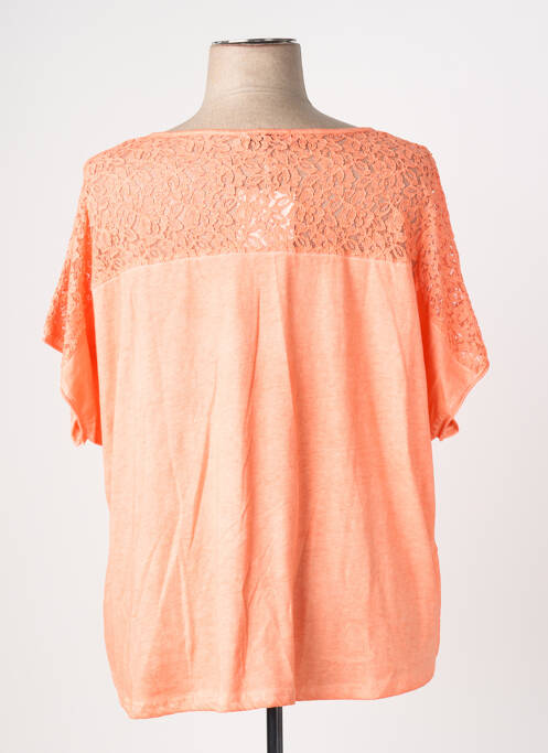 Top manches courtes manches courtes orange POMME ROUGE femme