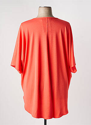 Tunique manches courtes coupe fluide orange 2W PARIS femme