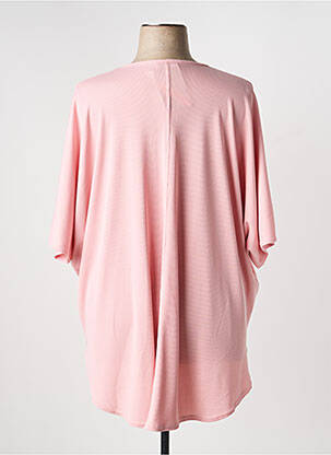 Tunique manches courtes coupe fluide rose 2W PARIS femme