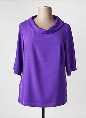 Tunique manches courtes manches courtes violet SPG WOMAN femme