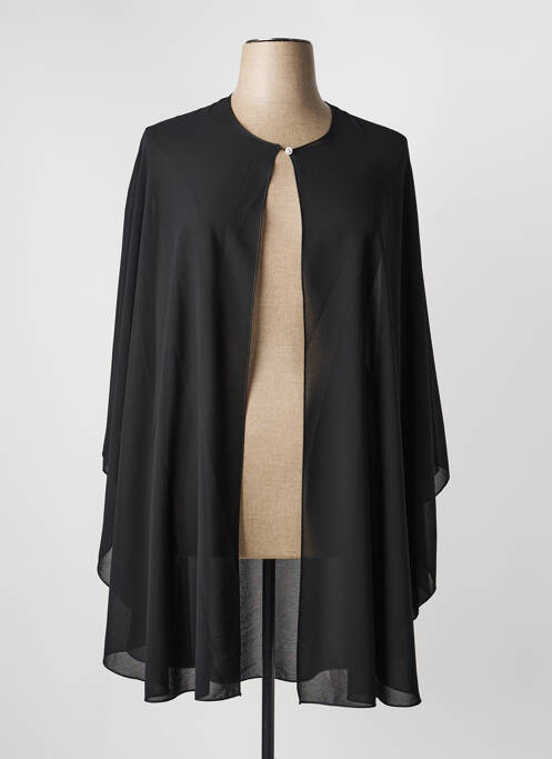 Gilet manches longues fermeture boutonnée sur le devant noir SPG WOMAN femme