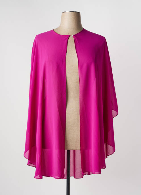 Gilet manches longues fermeture boutonnée sur le devant violet SPG WOMAN femme