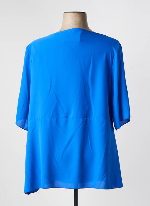 Tunique manches courtes col v bleu SPG WOMAN femme