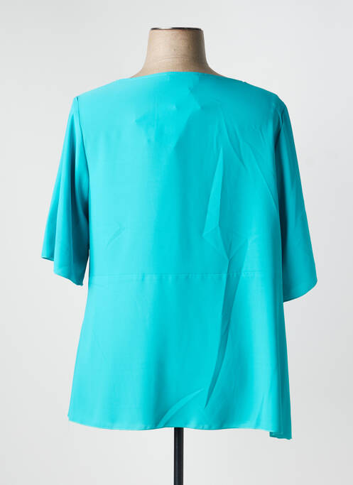 Tunique manches courtes col v bleu clair SPG WOMAN femme