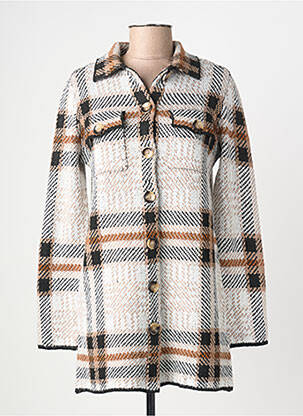Gilet manches longues stretch beige DIANE LAURY femme