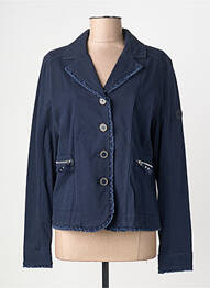 Blazer poches bleu REVER MILE femme