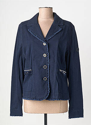 Blazer poches bleu REVER MILE femme