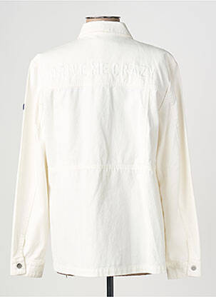 Veste casual col chemisier beige DELAHAYE femme