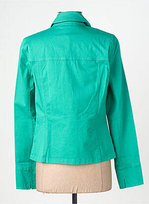 Veste casual poches vert FRANCE RIVOIRE femme