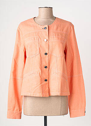 Veste casual col rond orange DIANE LAURY femme