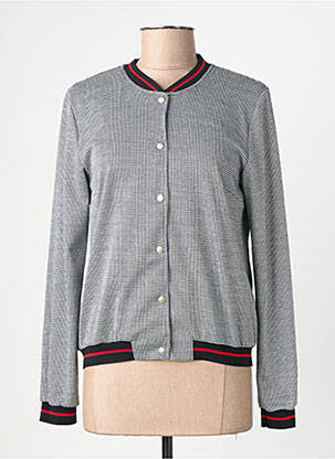 Blouson fermeture pressionnée gris C'EST BEAU LA VIE femme