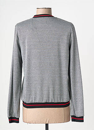Blouson fermeture pressionnée gris C'EST BEAU LA VIE femme