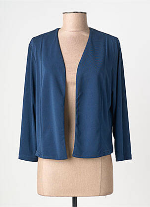 Gilet manches longues manches 3/4 bleu GREGORY PAT femme