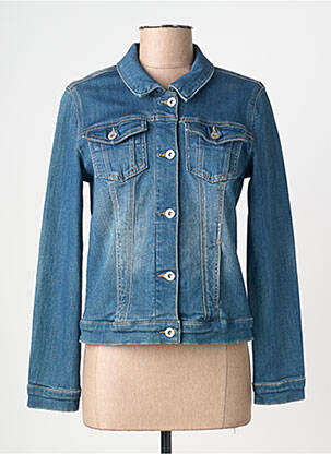 Veste casual poches bleu C'EST BEAU LA VIE femme