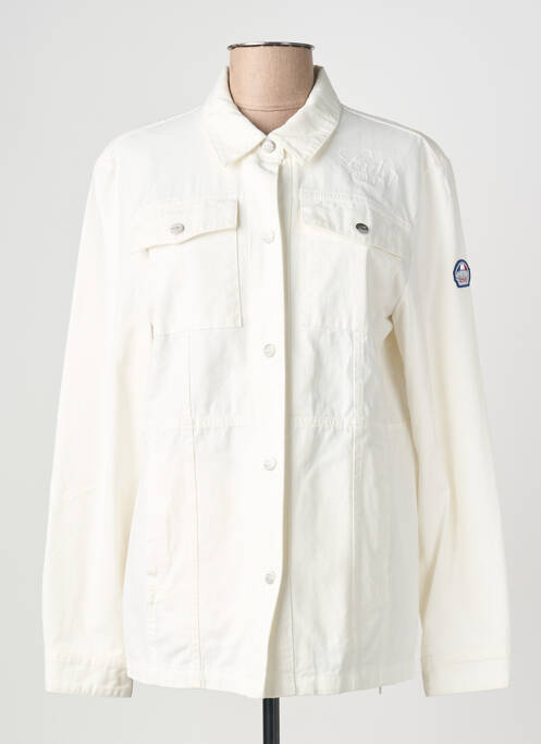 Veste casual col chemisier beige DELAHAYE femme