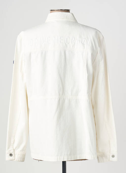 Veste casual col chemisier beige DELAHAYE femme