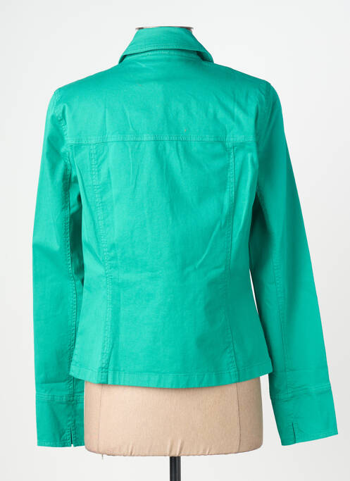 Veste casual poches vert FRANCE RIVOIRE femme