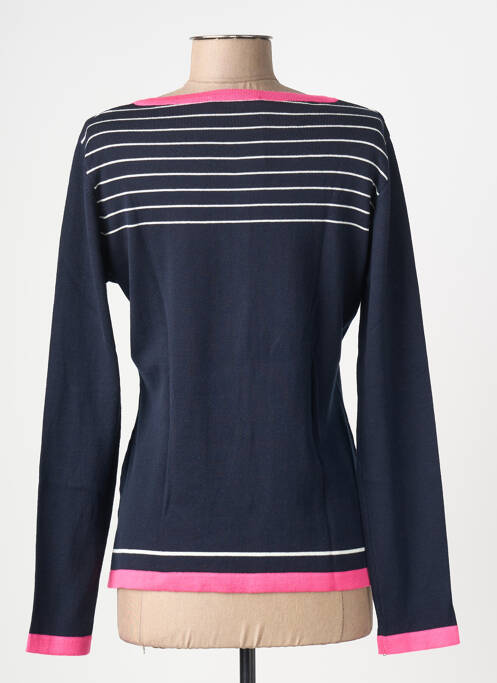 Gilet manches longues stretch bleu TELMAIL femme