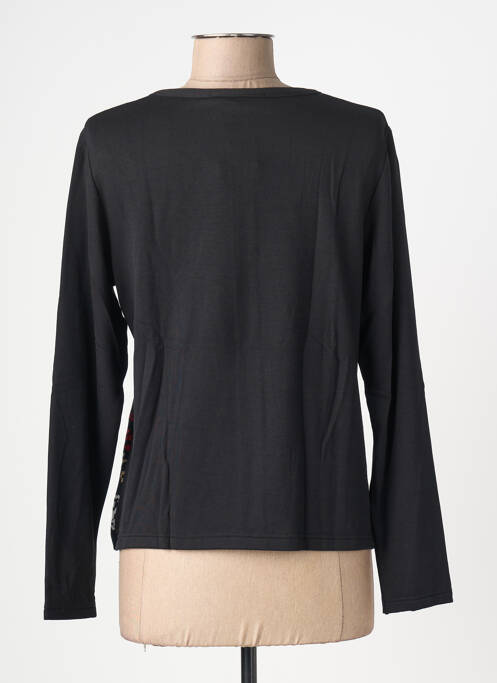 Gilet manches longues stretch noir TELMAIL femme