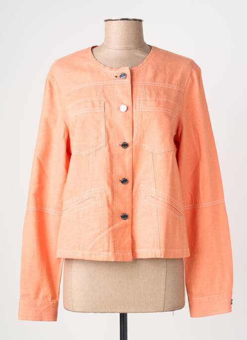 Veste casual col rond orange DIANE LAURY femme