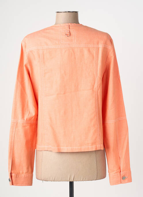Veste casual col rond orange DIANE LAURY femme