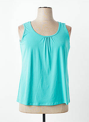 Top sans manche sans manche bleu SPG WOMAN femme