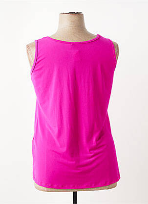 Top coupe fluide sans manche violet SPG WOMAN femme