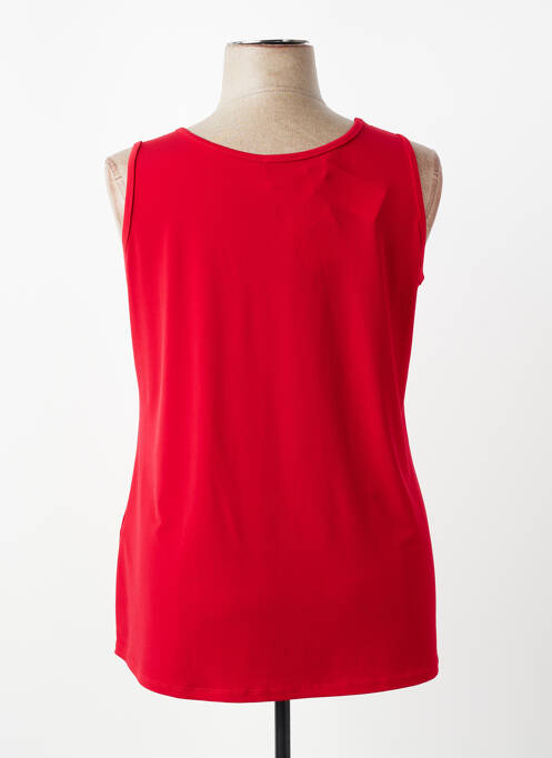 Top sans manche sans manche rouge fonce SPG WOMAN femme