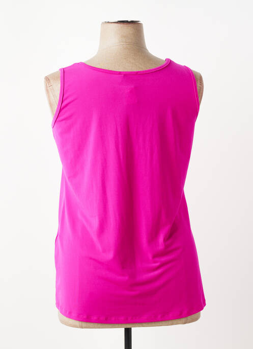 Top coupe fluide sans manche violet SPG WOMAN femme