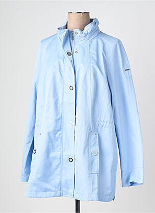 Imperméable manches longues sans capuche bleu DIANE LAURY femme