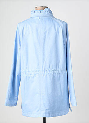 Imperméable manches longues sans capuche bleu DIANE LAURY femme