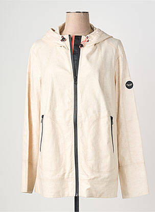 Coupe-vent poches a capuche beige REVER MILE femme