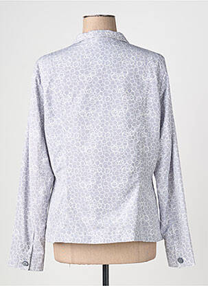 Veste casual col tailleur bleu CONCEPT K femme