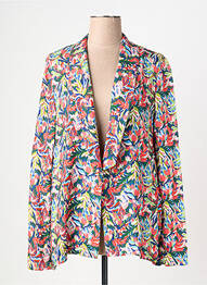 Blazer col châle rouge C'EST BEAU LA VIE femme