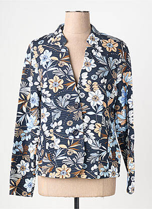 Blazer poches bleu FRANK WALDER femme